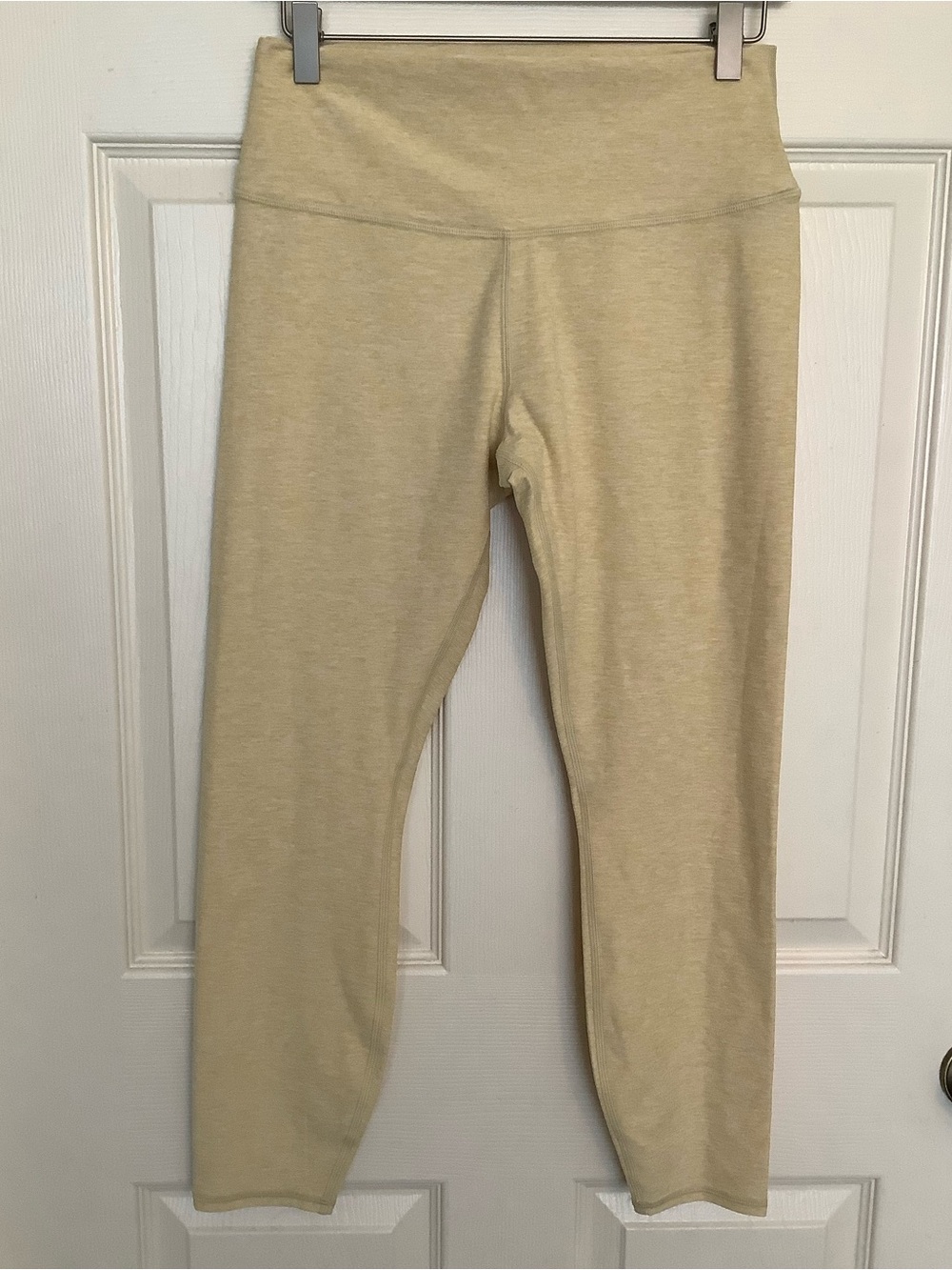 Alo Yellow Heathered Leggings Size L
